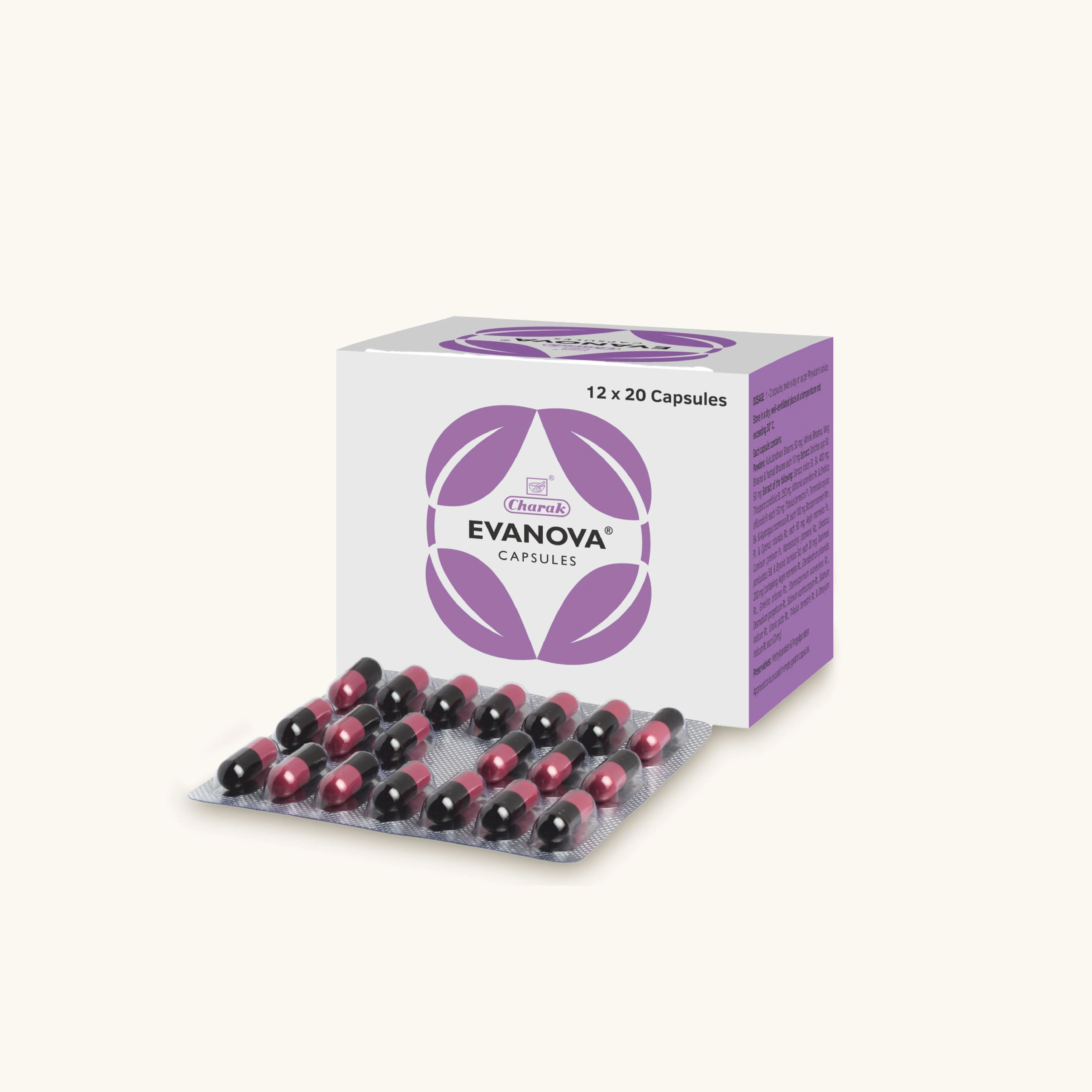 Charak Evanova Capsules | Ayurvedic Menopause Support | Non-Hormonal Formula-2