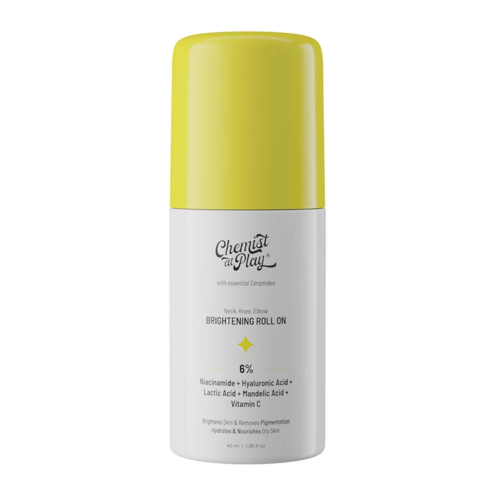 Chemist At Play Neck, Knee & Elbow Brightening + Under-Arm Roll-On Combo | Body Pigmentation Care | Lactic Acid & Vitamin C Formula-2