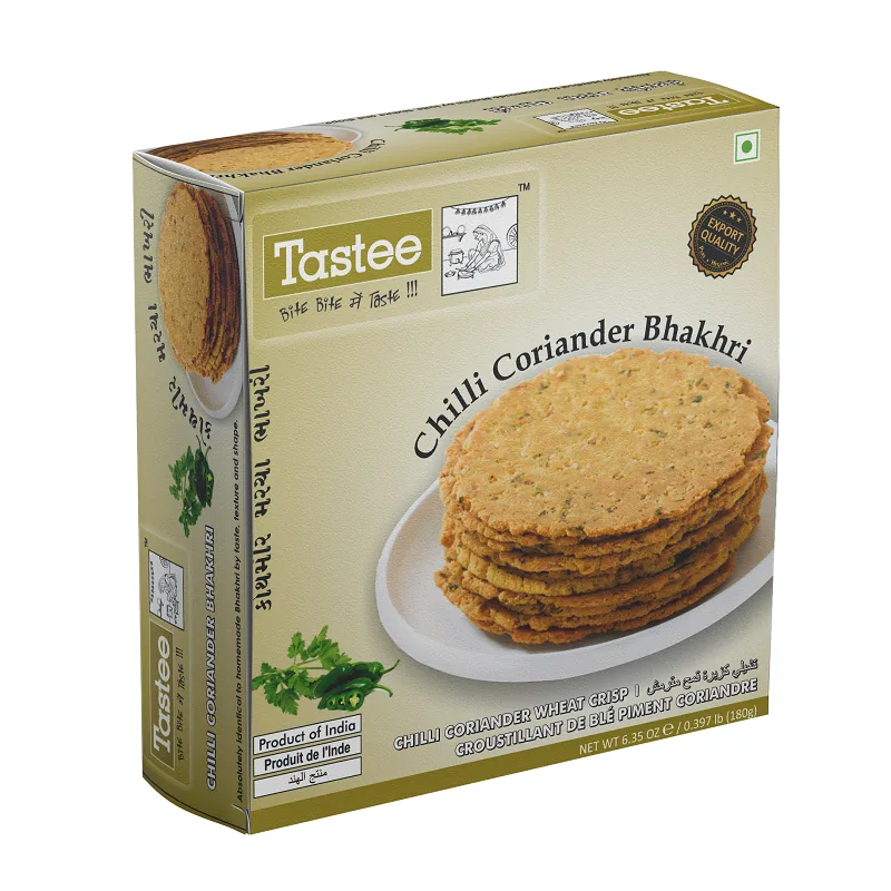 Tastee Chilly Coriander Bhakhri 180 gm