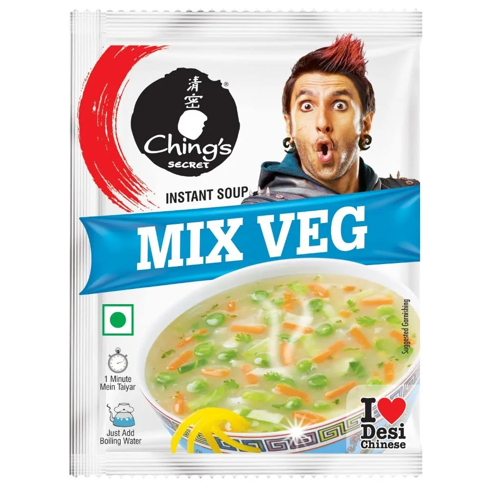 Chings Secret Mix Veg Soup Chings Secret Mix Veg Soup--55 gm