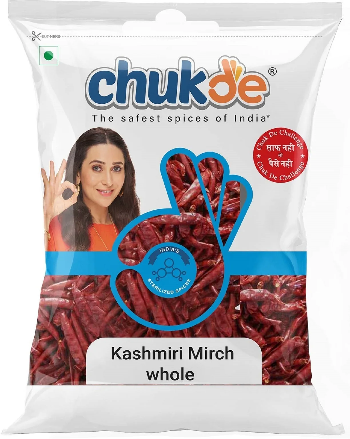 Chukde Kashmiri Mirch Sabut Chukde Kashmiri Mirch Sabut--100gm