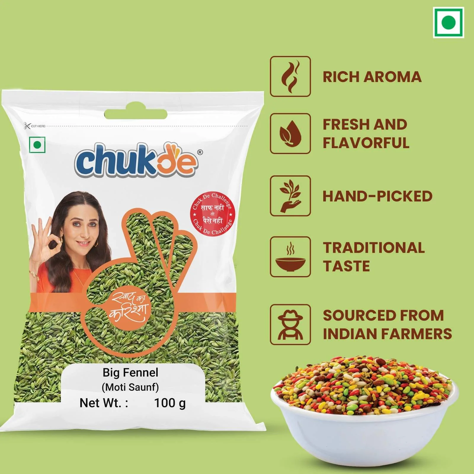 Chukde Moti Saunf Chukde Moti Saunf--100g