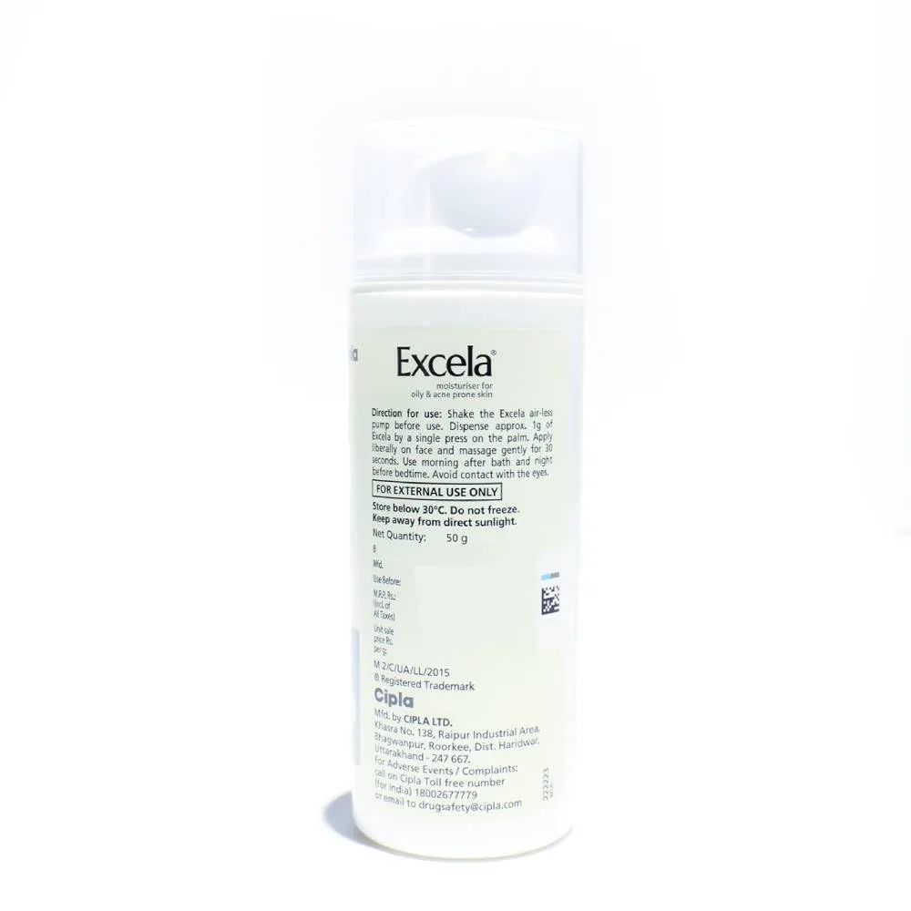 Cipla Excela Moisturiser | Matte Finish Face Moisturizer for Oily and Acne-Prone Skin-4