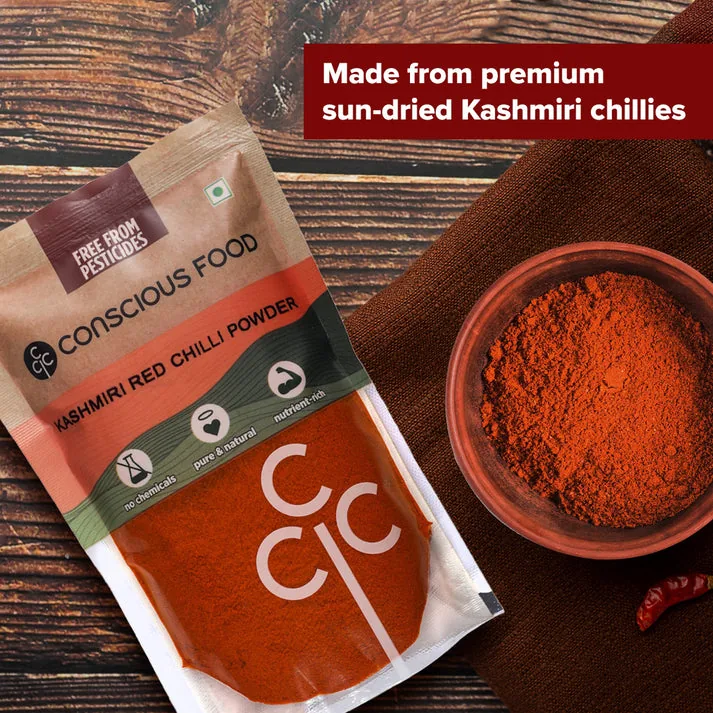 Conscious kashmiri red chilli powder - 4