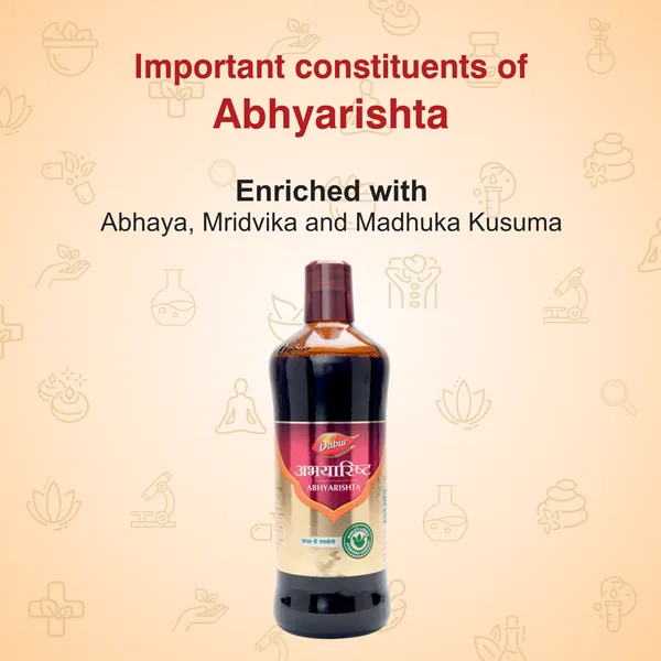 Dabur Abhayarishta | Ayurvedic Digestive Tonic | Relief from Constipation & Bloating-3