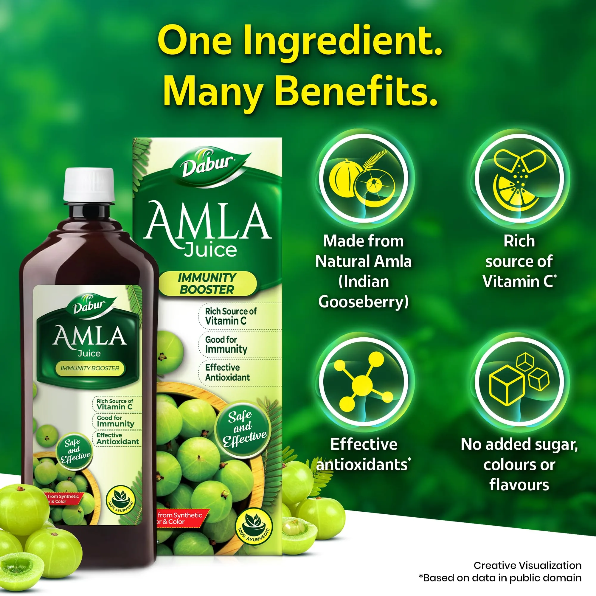 Dabur Amla Juice Immunity Booster | Ayurvedic Health Drink | Vitamin C & Antioxidant Support-3