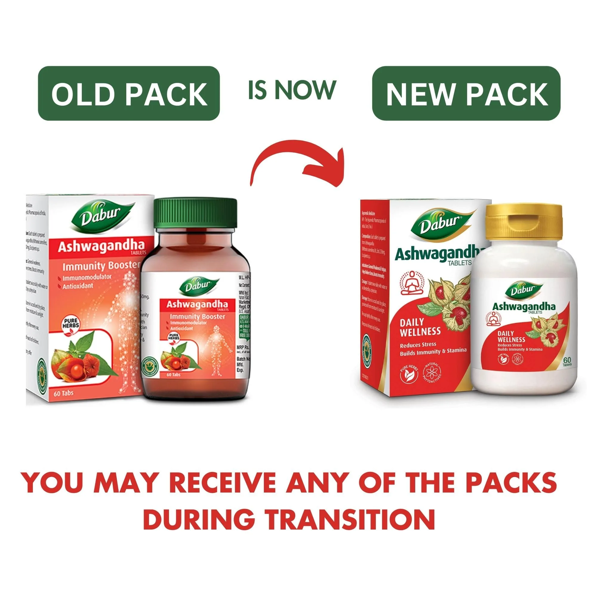 Dabur Ashwagandha Tablets | Ayurvedic Immunity Booster | Stress & Fatigue Relief-5