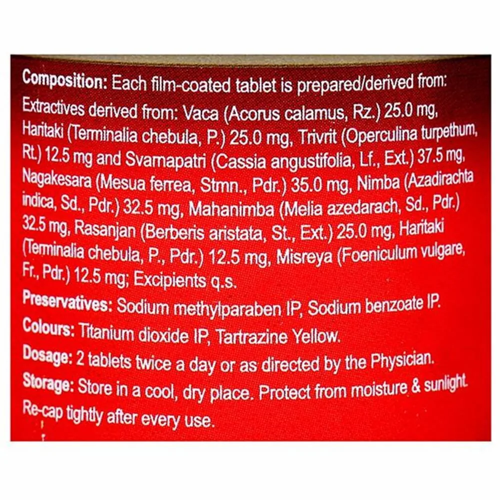 Dabur Pilochek | Ayurvedic Piles Relief Tablet | Natural Hemorrhoid Support-3