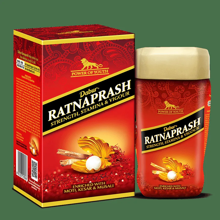 Dabur Ratnaprash | Premium Ayurvedic Chyawanprash | Strength & Stamina Booster