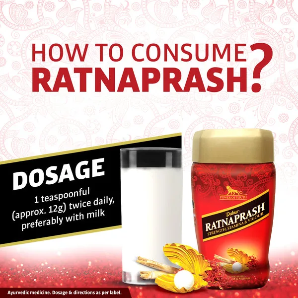 Dabur Ratnaprash | Premium Ayurvedic Chyawanprash | Strength & Stamina Booster-5