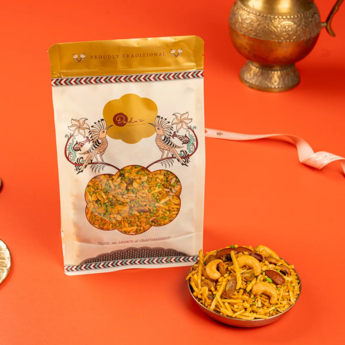 Dadu's Kashmiri Dryfruit Mixture | Premium Nut Namkeen | Handcrafted Festive Snack