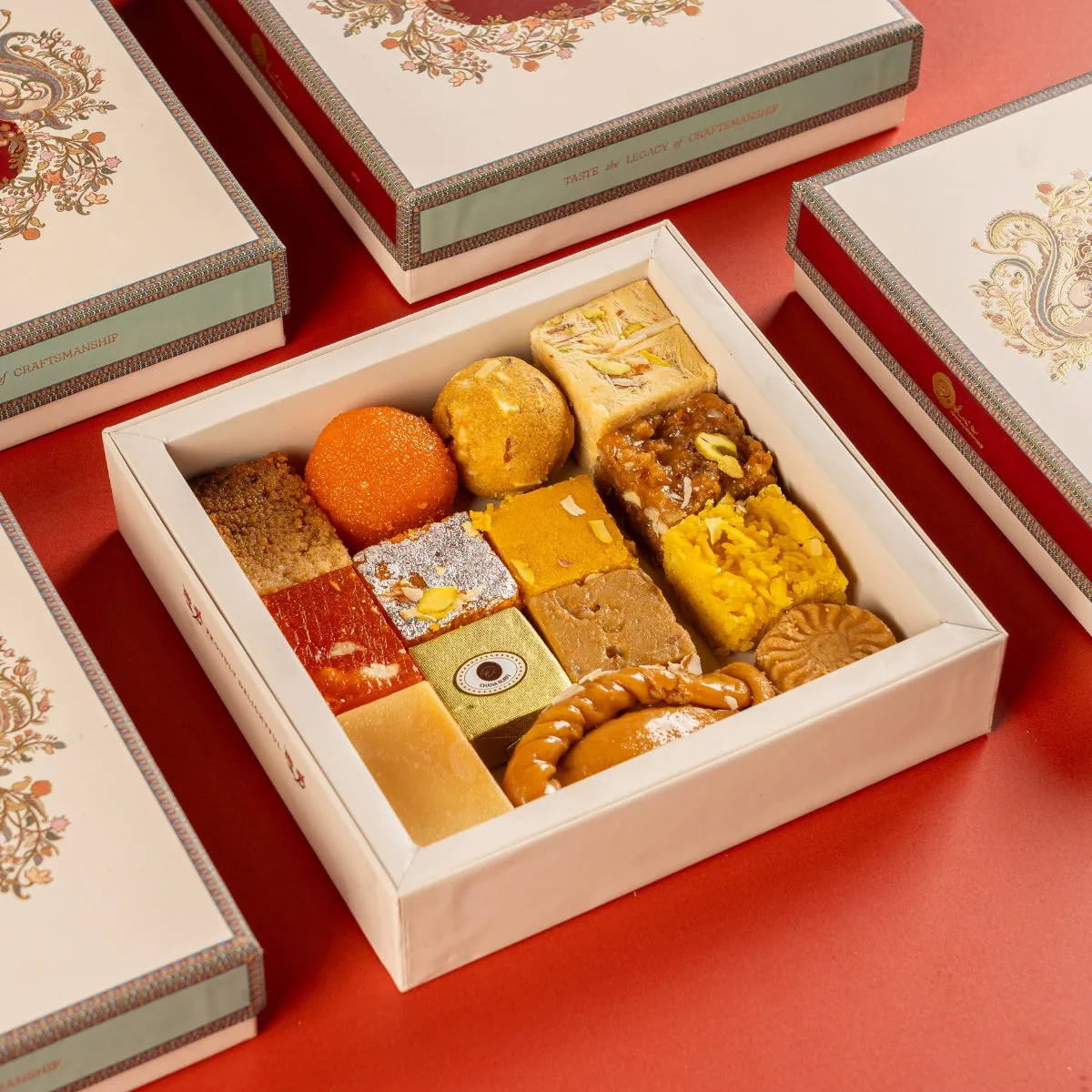 Dadu's Mix Sweets Ghee and Khova Assortment | Traditional Indian Mithai Box | Pure Desi Ghee Sweets-1