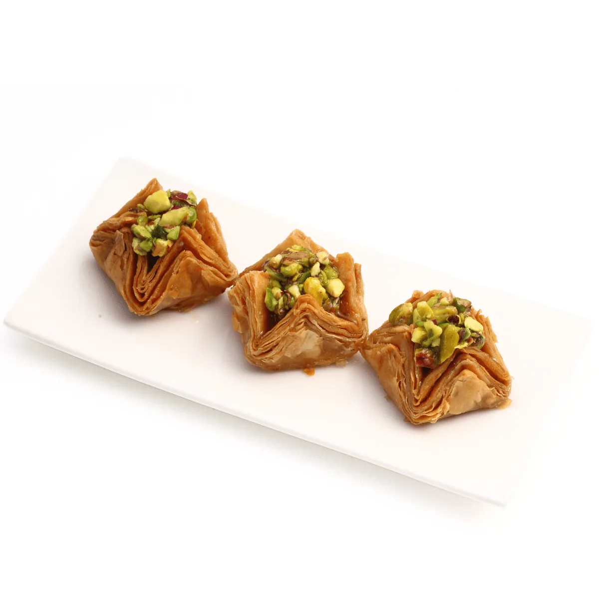 Dadu's Pistachio Boukaj | Filo Pastry Sweet | Rich Pistachio Filling