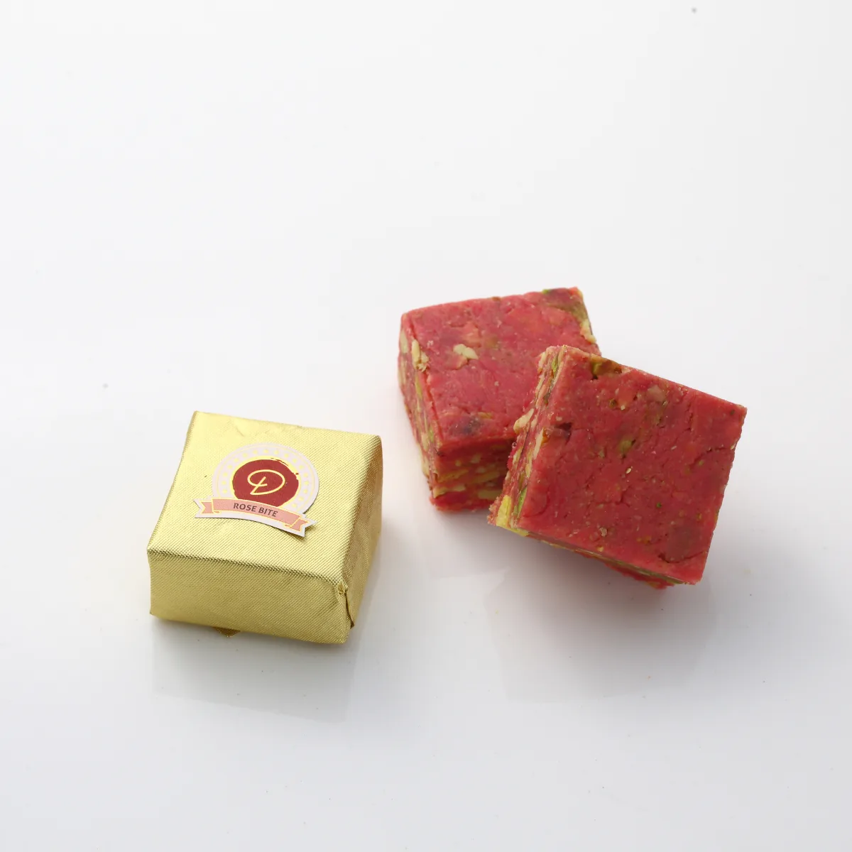 Dadu's Rose Bites | Fragrant Rose Mithai | Soft Floral Sweet-2