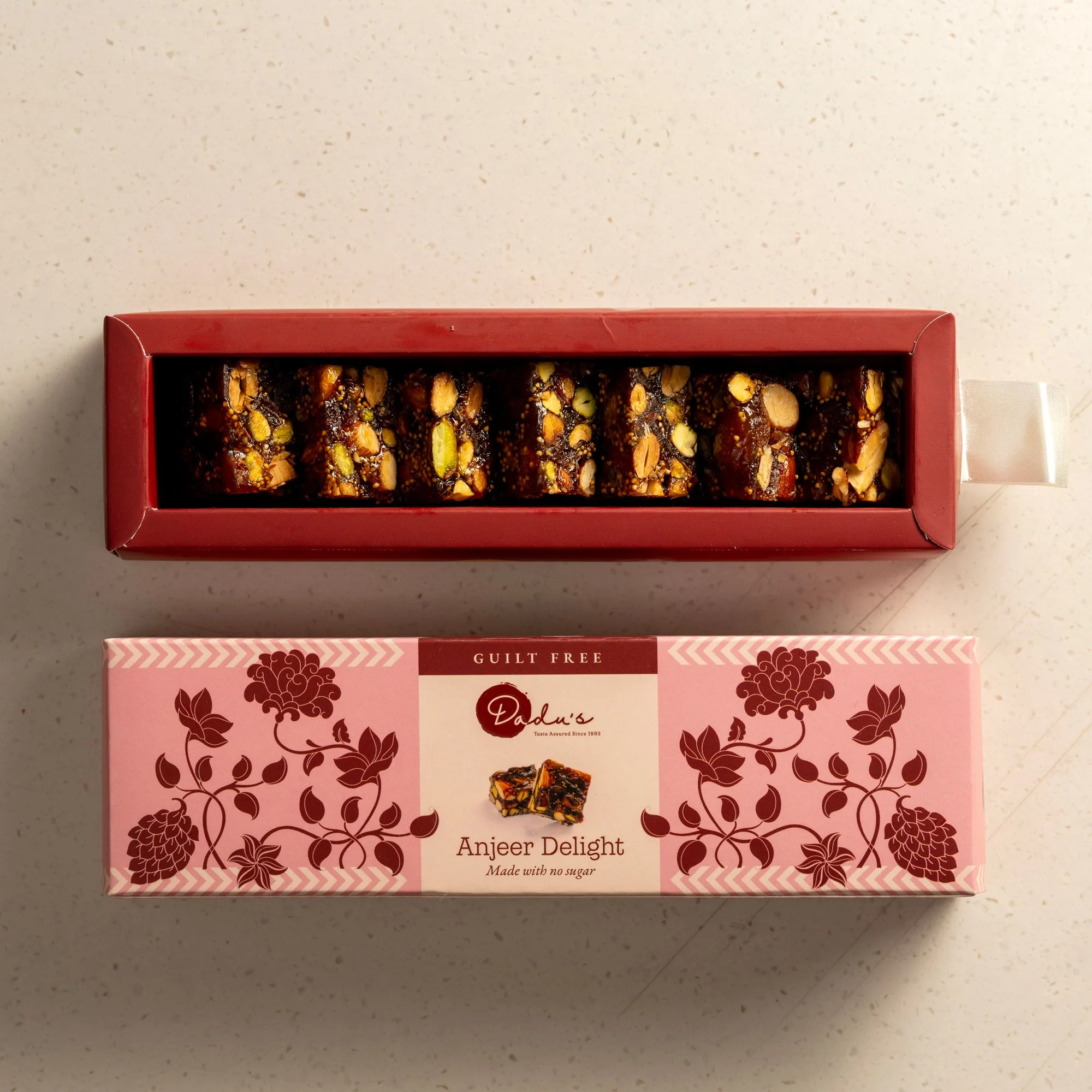 Dadu's Sugarfree Anjeer Delight | Fig & Dry Fruit Sweet | Stevia Sweetened Mithai-2