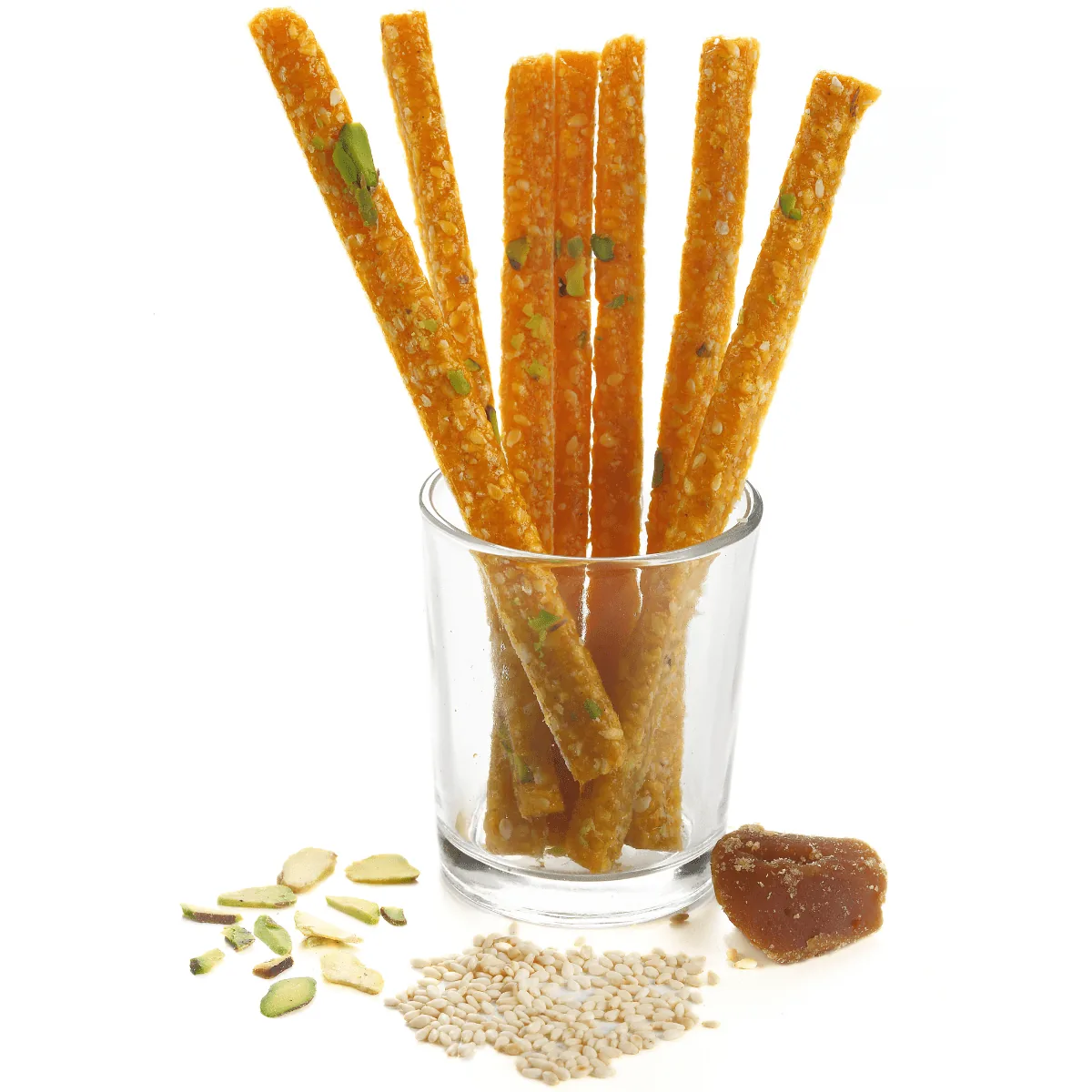 Dadu's Till SlimJim | Crunchy Sesame Seed Chikki | Thin Crisp Indian Brittle 500 gm