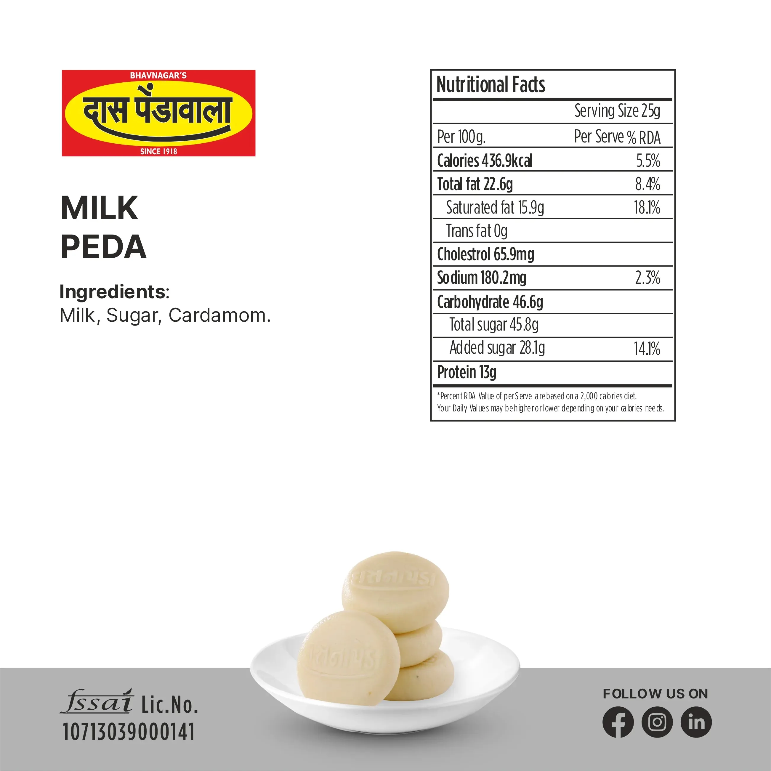 Das Penda Wala Milk Peda | Traditional Gujarati Sweet | Pure Milk & Sugar-3