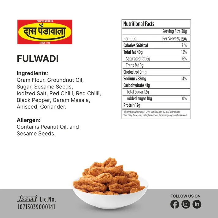 Das Pendawala Fulwadi | Spicy Gujarati Farsan | Pure Groundnut Oil-2