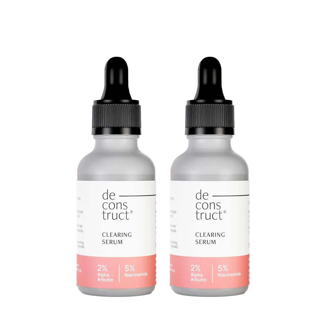 Deconstruct Clearing Serum | Skin Brightening Face Serum | 5% Niacinamide & 2% Alpha Arbutin for Dark Spots