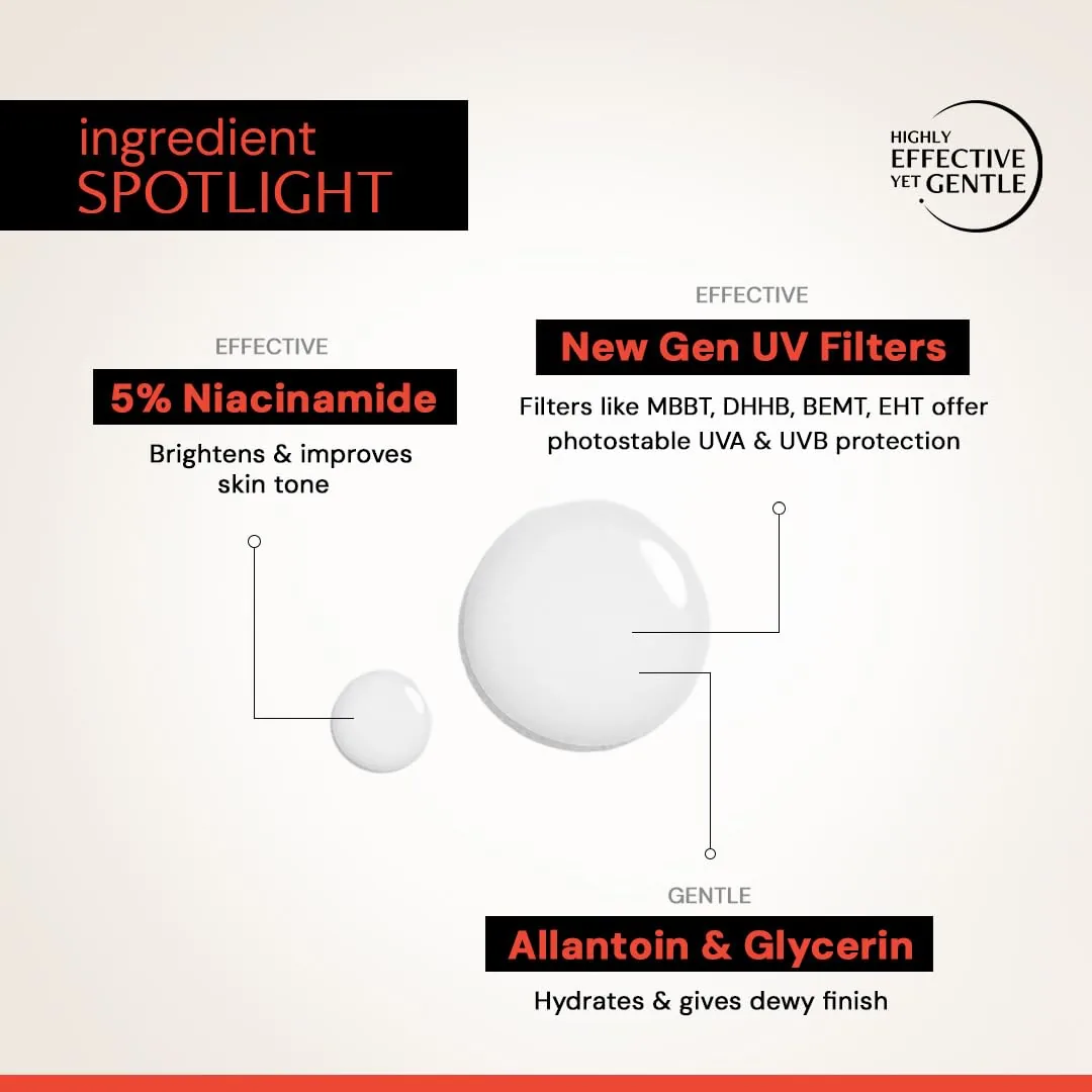 Deconstruct Fluid Brightening Sunscreen SPF 50+ And PA++++ | Broad-Spectrum Sun Protection | Lightweight Niacinamide Formula-5