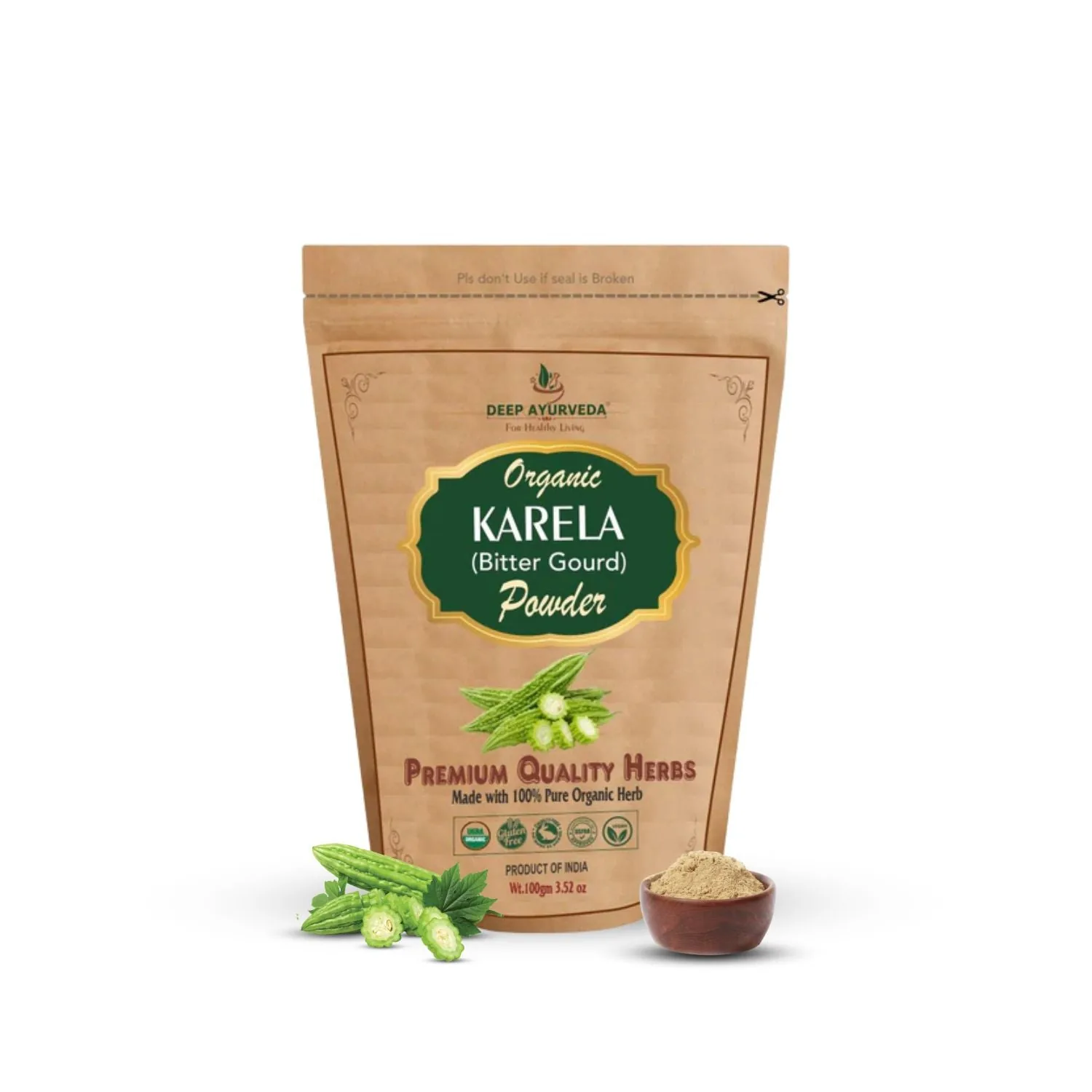 Deep Ayurveda Organic Karela Powder