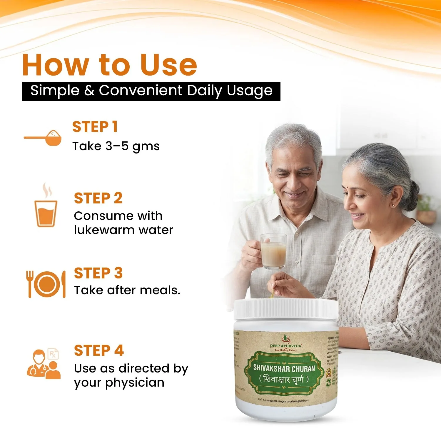 Deep Ayurveda Shivakshar Churanam | Ayurvedic Digestive Powder | Natural Relief from Gas and Bloating-5