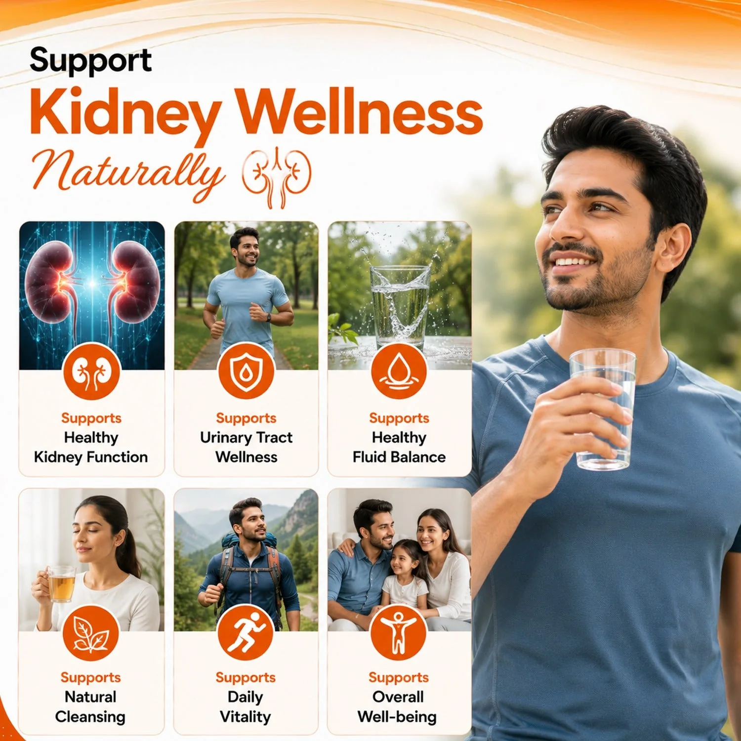 Deep Ayurveda Urocare Kidney Care Formualtion Veg Capsules | Herbal Urinary Tract & Kidney Care Supplement-4