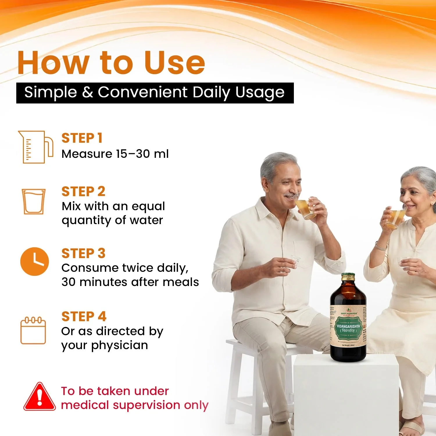 Deep Ayurveda Vidangarishta | Classical Ayurvedic Liquid Tonic | Natural Digestive & Intestinal Cleanser-4