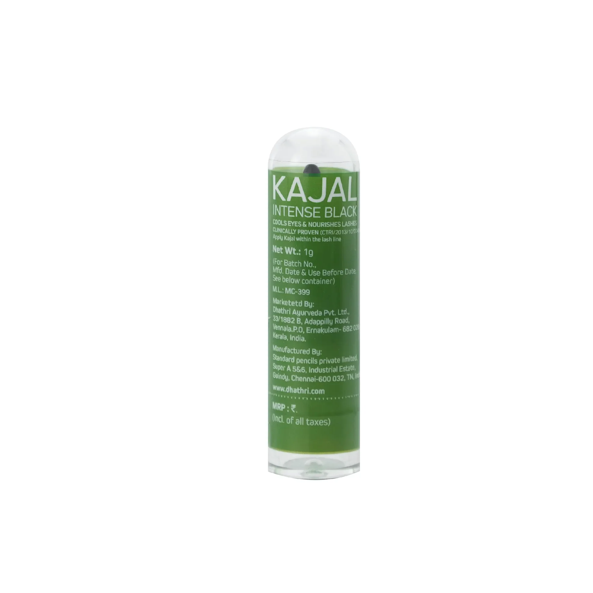 Dhathri Ayurveda Herbal Kajal | Natural Eye Definer | Soothing Ayurvedic Formula-2