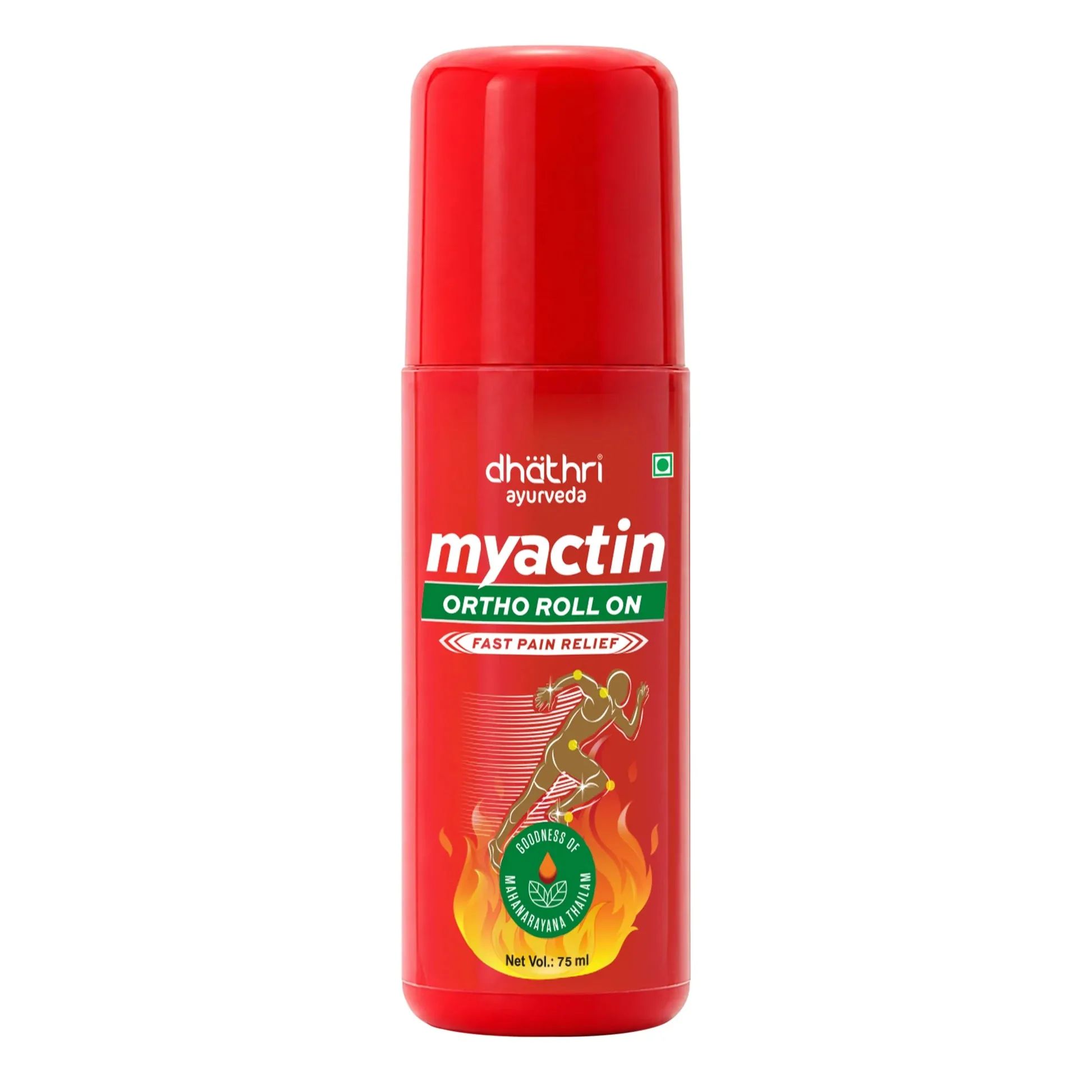 Dhathri Ayurveda Myactin Ortho Roll On For Pain Relief