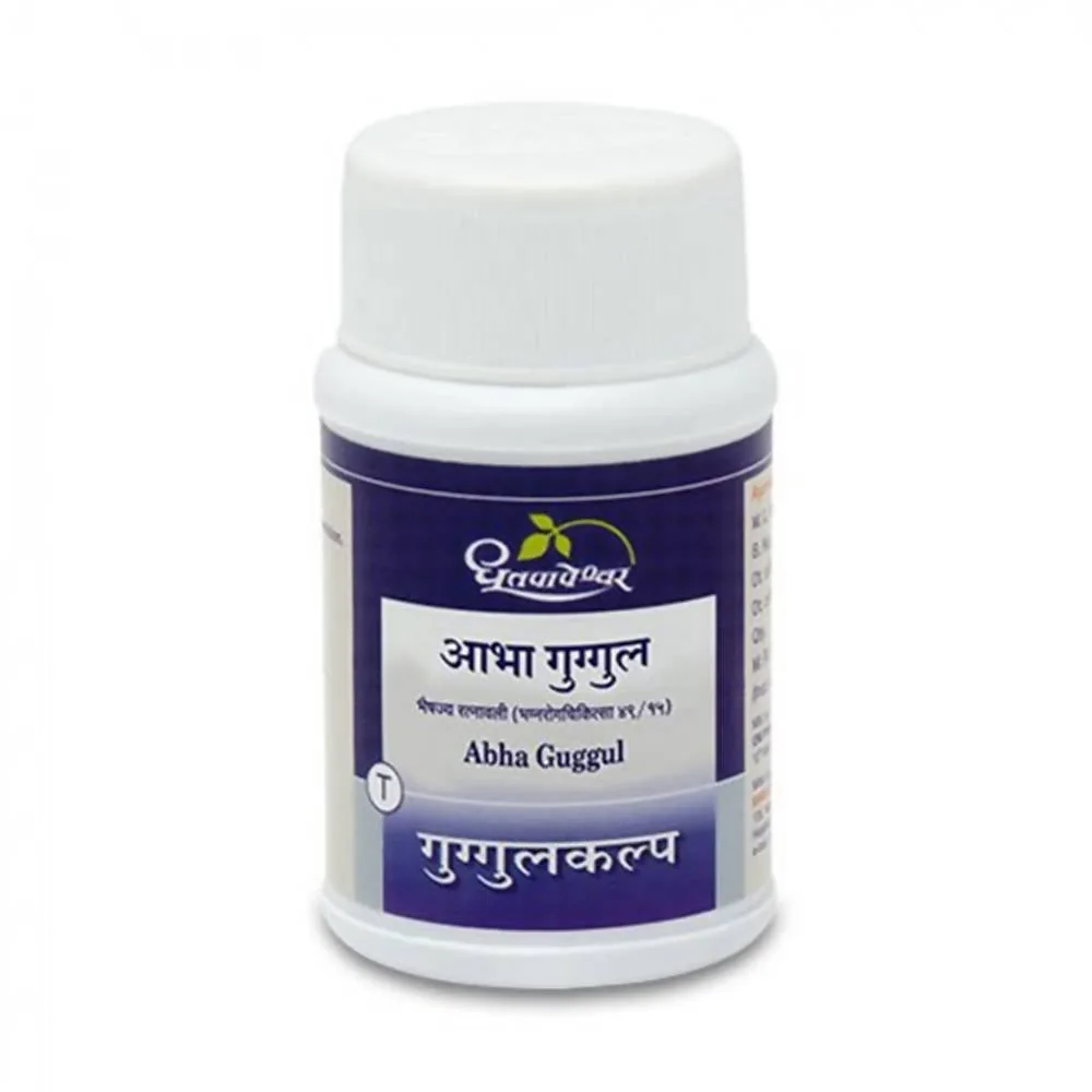 Dhootapapeshwar Abha Guggul Tablets | Ayurvedic Bone & Joint Support | Natural Fracture Recovery Formula