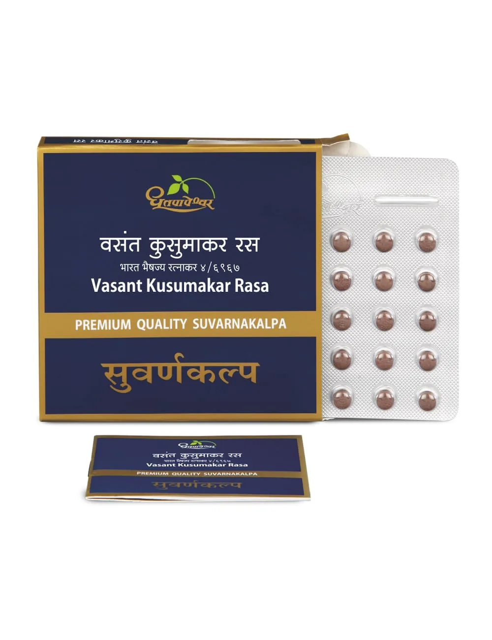 Dhootapapeshwar Vasant Kusumakar Rasa | Classical Ayurvedic Tablet for Vitality and Metabolic Support-2
