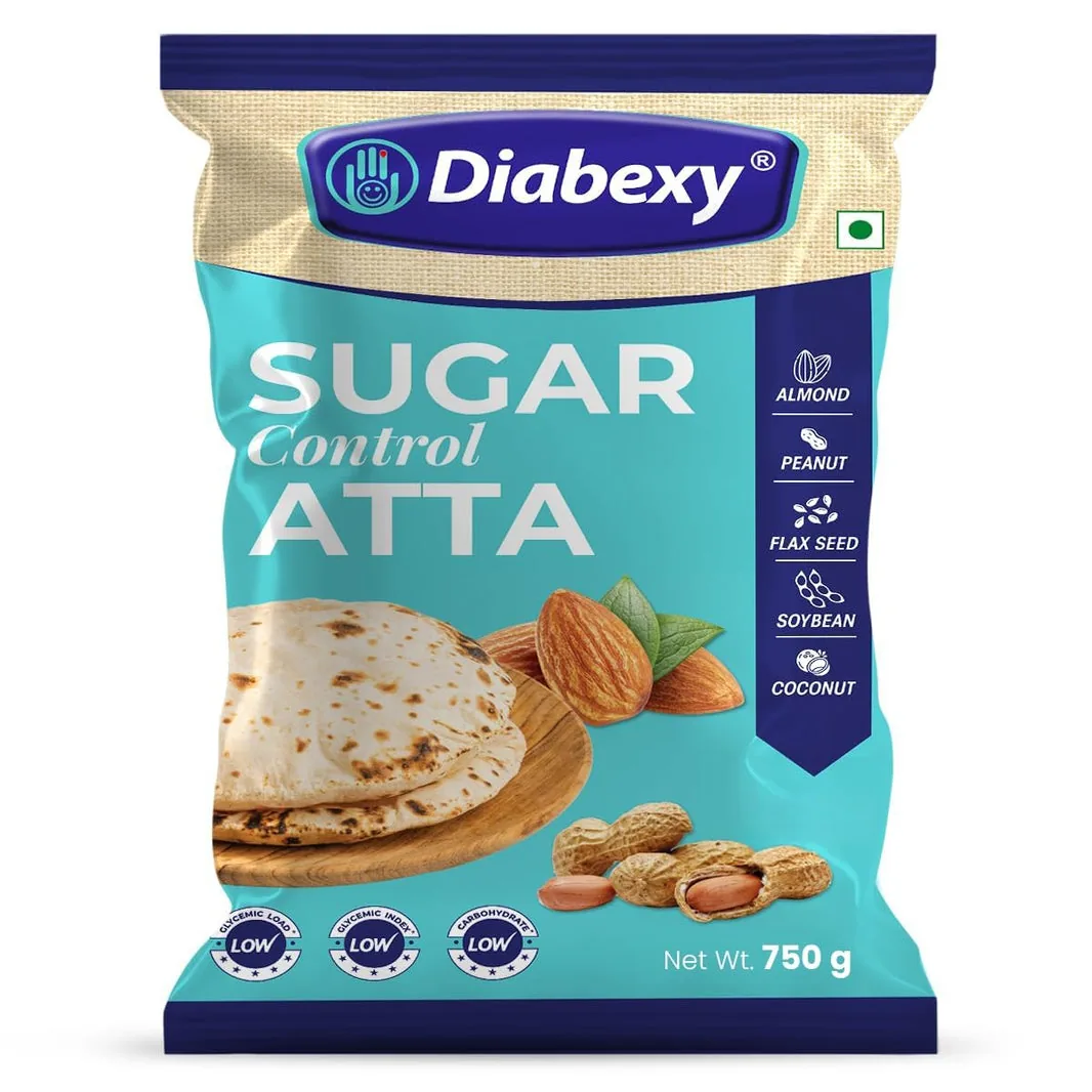 Diabexy Sugar Control Atta | Low Glycemic Load Flour | High Protein Diabetic Friendly Flour