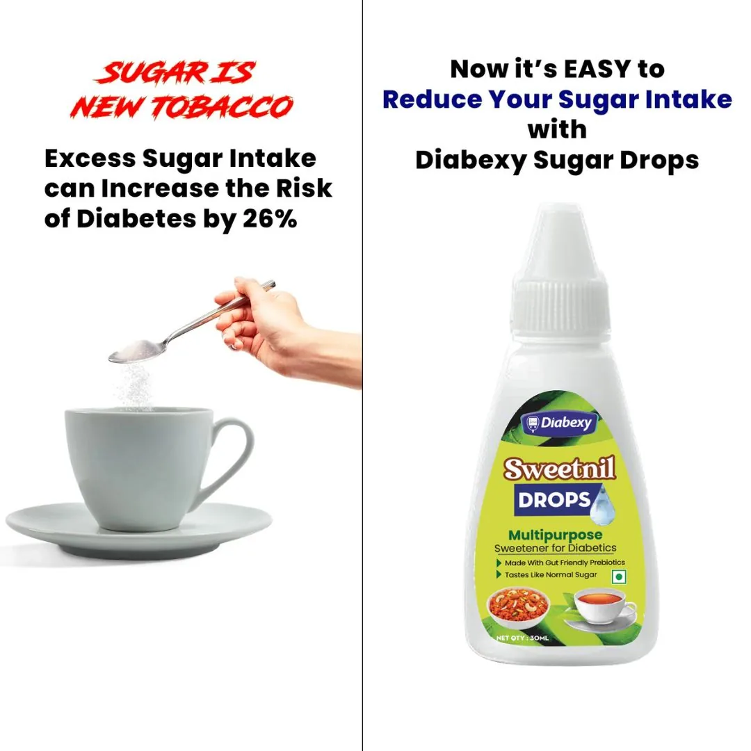 Diabexy Sweetnil Drops | Low Glycemic Liquid Sweetener | Zero Maltodextrin Sugar Substitute-3