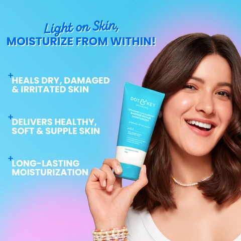 Dot & Key Ceramides & Hyaluronic Skin Barrier Repair + Face Cream | Hydrating Daily Moisturizer | Barrier Repair Cream for Dry & Sensitive Skin-4