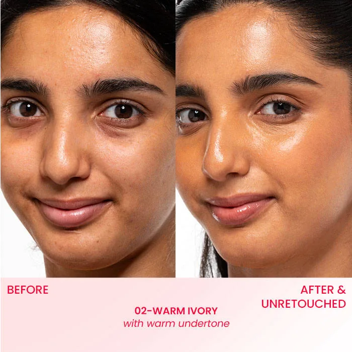 Dot & Key Strawberry Dew Tinted Sunscreen SPF 50+ PA++++ - 02 Warm Ivory | Tinted Sunscreen | Dewy Finish & High UV Protection-3