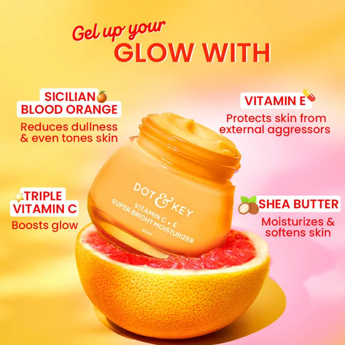 Dot & Key Vitamin C+E Super Bright Moisturizer | Hydrating Face Cream | Brightening Formula-3