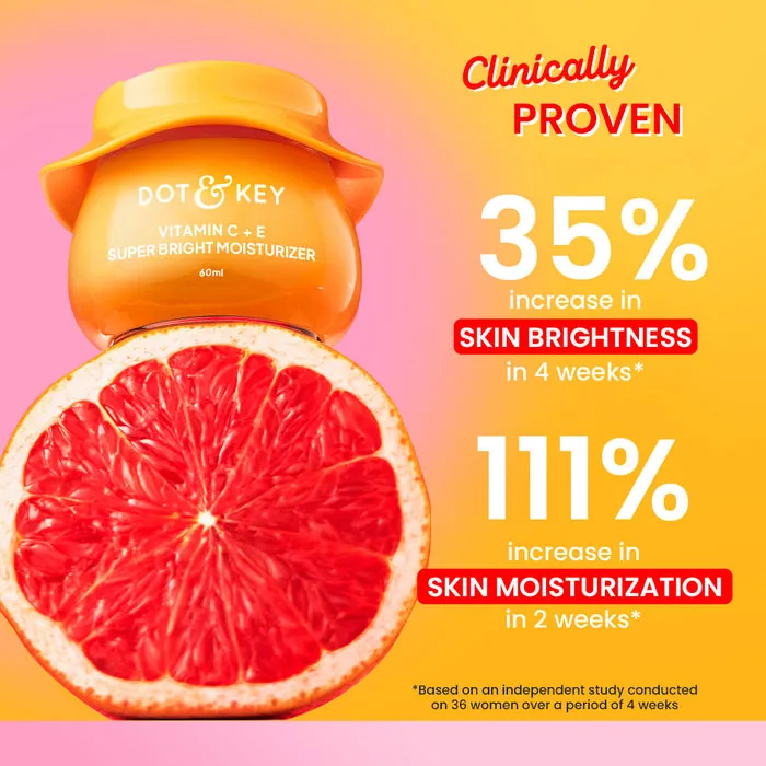 Dot & Key Vitamin C+E Super Bright Moisturizer | Hydrating Face Cream | Brightening Formula-5