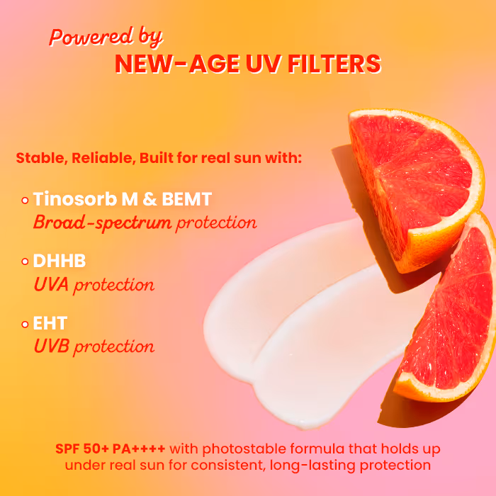 Dot & Key Vitamin C + E Face Sunscreen SPF 50 PA+++ | Daily Glow Sunscreen | No White Cast UV Protection-1