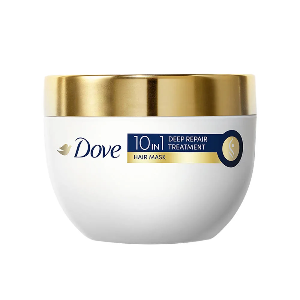 Dove 10 in 1 Deep Repair Treatment Hair Mask | Bio-Protein Fusion | Damaged Hair Therapy