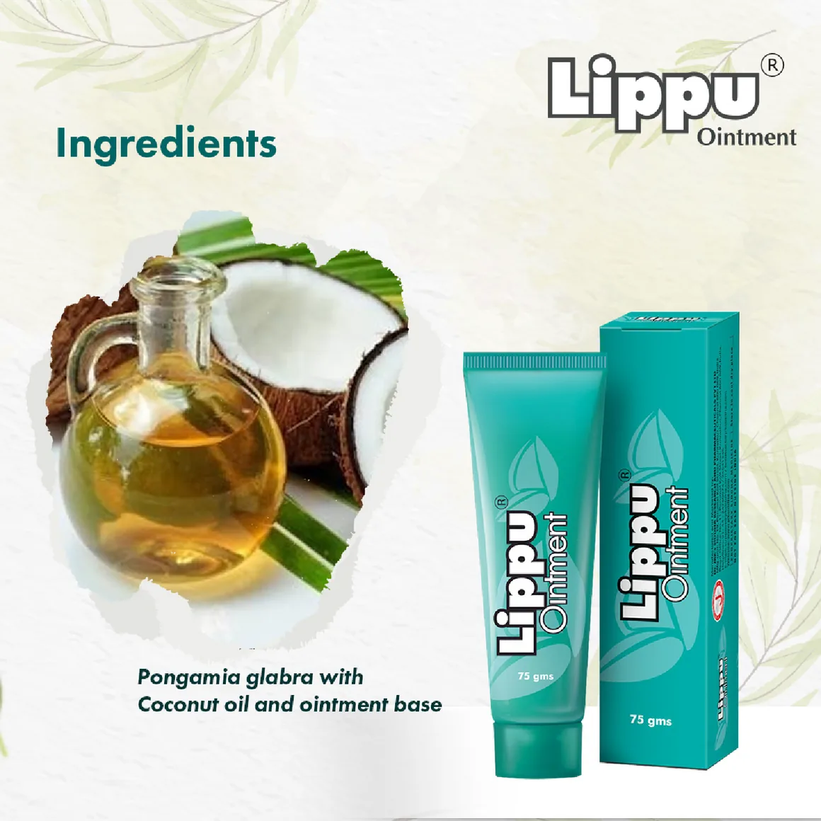 Dr. Jrk's Lippu Ointment | Siddha Skin Moisturizer | Dry Skin & Eczema Care-2