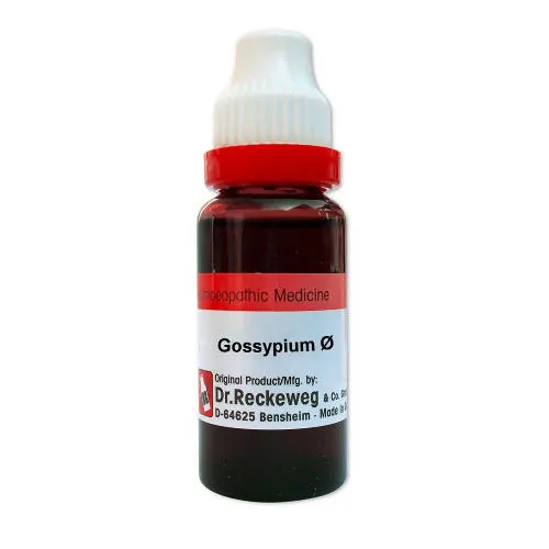 Dr. Reckeweg Gossypium Mother Tincture Q | Homeopathic Female Wellness Drops | Hormonal Balance Support-1