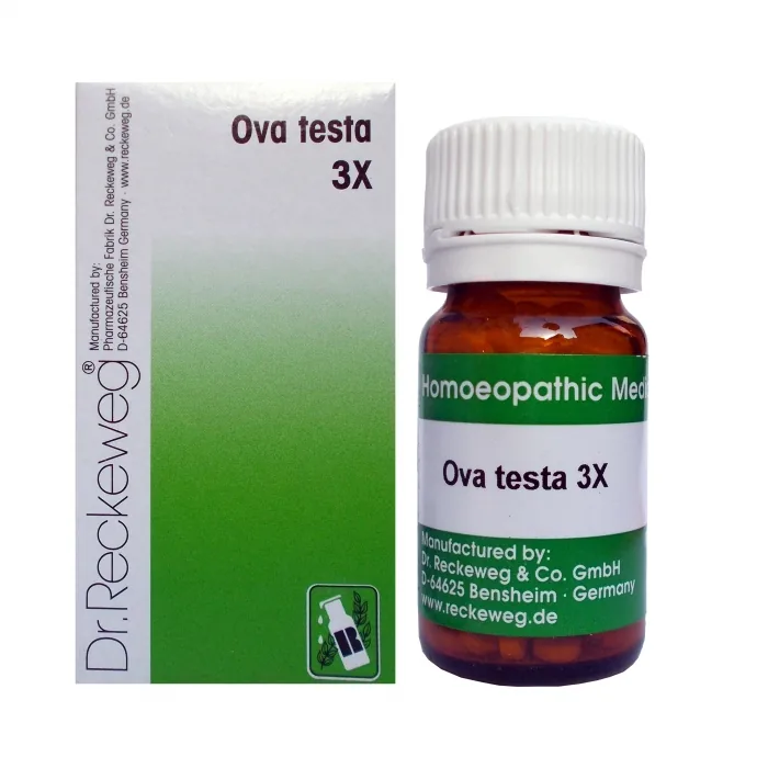 Dr. Reckeweg Ova Testa 3X Tablets | Homeopathic Trituration Remedy | Women's Wellness & Calcium Support-1