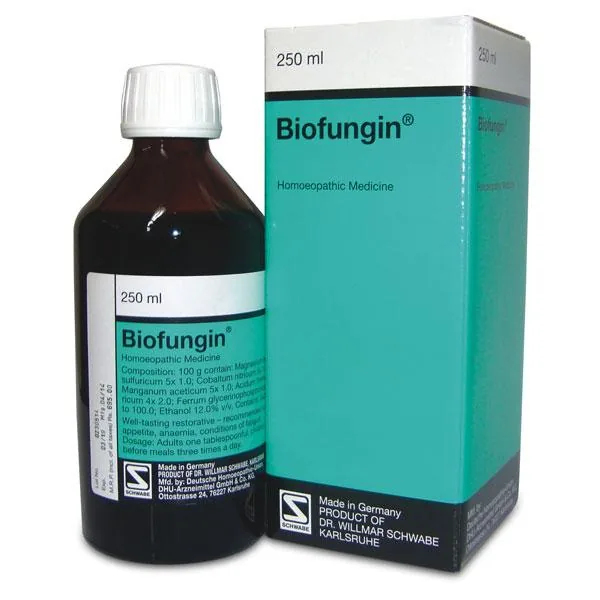 Dr. Willmar Schwabe India Biofungin Syrup | Restorative Homeopathic Tonic | Rejuvenates Body Functions-1