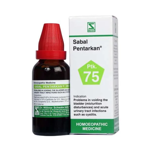 Dr. Willmar Schwabe India Sabal Pentarkan Drops | Homeopathic Urinary & Prostate Support | Relieves Frequent Urination Urges-1