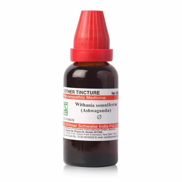 Dr Willmar Schwabe India Withania Somnifera Aswagandha Mother Tincture Q 30ml