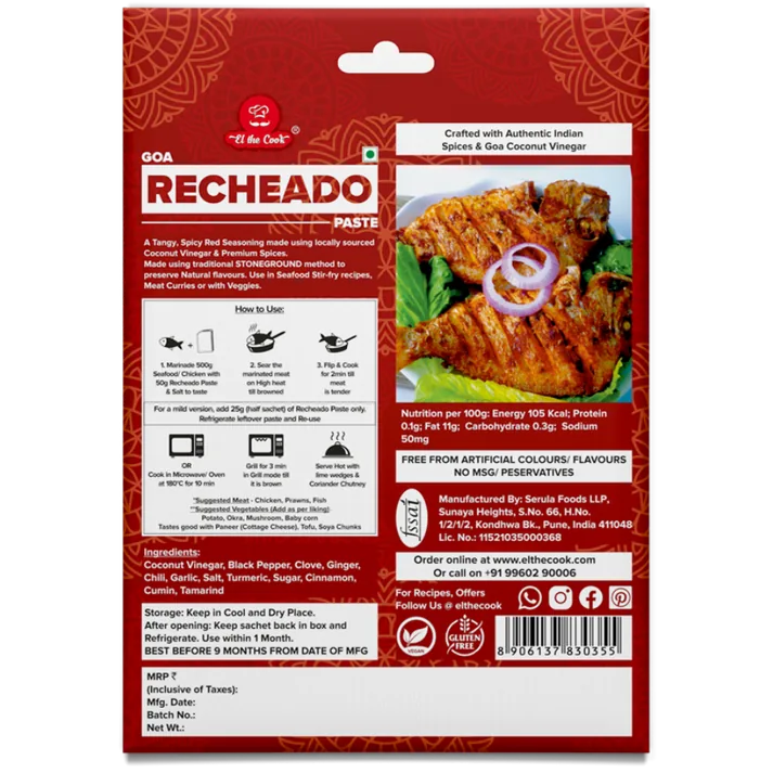El The Cook Goa Recheado Marinade - Tangy & Spicy-2