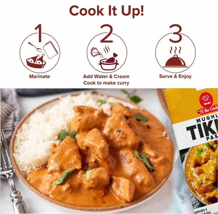 El The Cook Mughlai Tikka Marinade - Rich-3