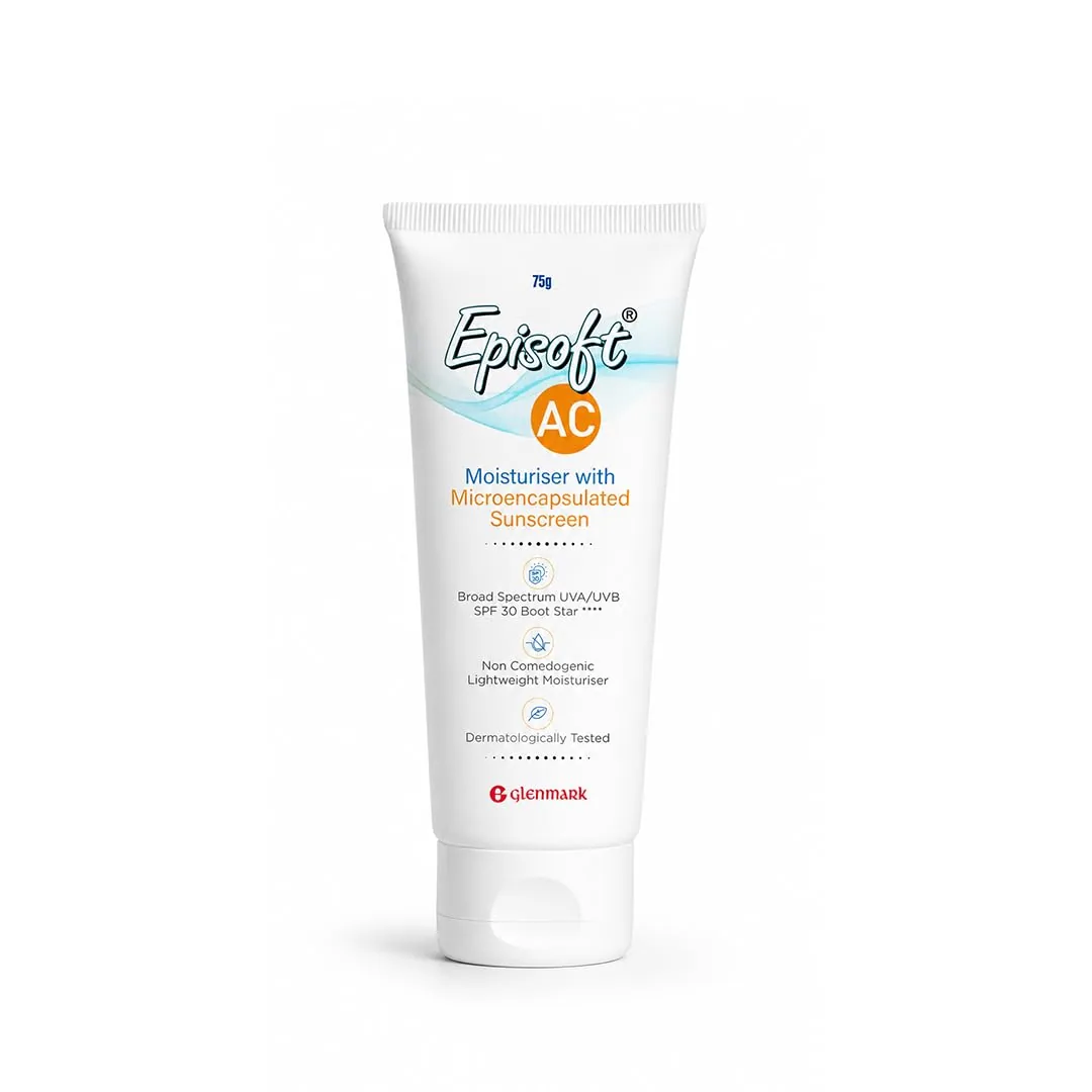 Episoft AC Moisturizer with Sunscreen SPF 30 | Lightweight Face Lotion | Non-Comedogenic Sun Protection for Acne-Prone Skin-2