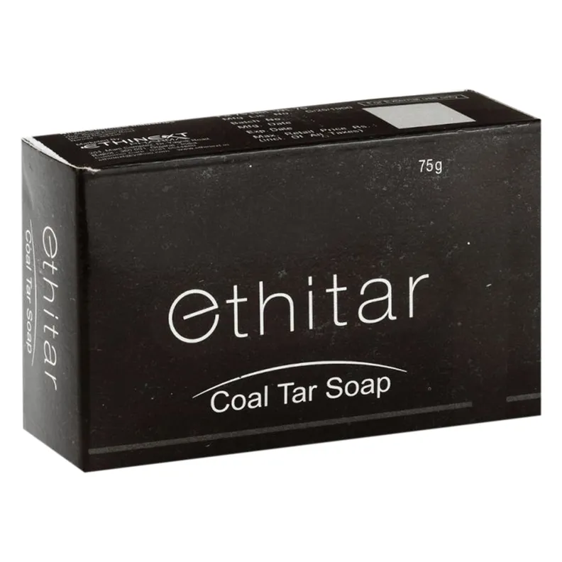 Ethitar Coal Tar Soap | Medicated Cleansing Bar | For Dry and Flaky Skin-1